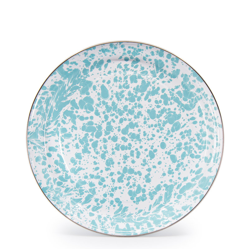 Swirl Tray, Sea Glass, Small 12.5" Tray