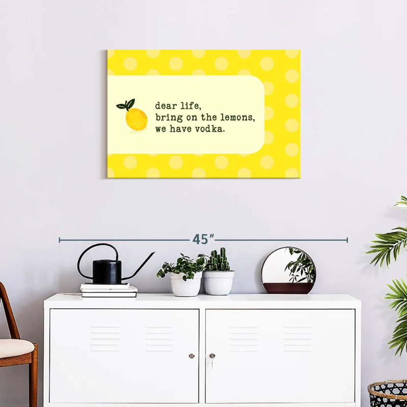 Vodka Lemon, 20" H x 30" W