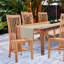 Chaise de patio en teck Cleef