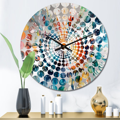 Zanthus - Horloge murale abstraite
