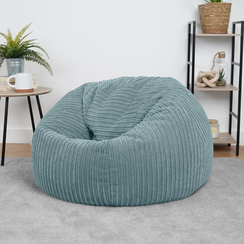 Polyester Refillable Classic Bean Bag, Blue
