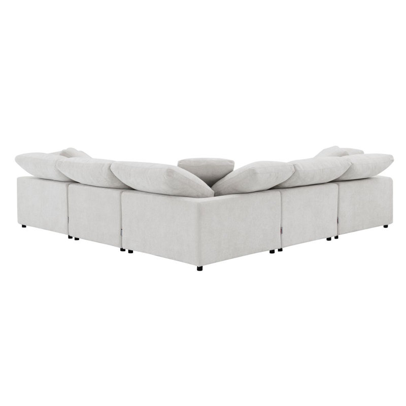Naveen Linen 6Pcs Modular Sectional