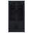 Riva 4-Door Tall Accent Display Cabinet Led Lighting Black
