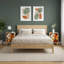 36cm W Engineered Wood Bedside Table