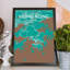 Hong Kong City Map - No Frame Print-2042125736