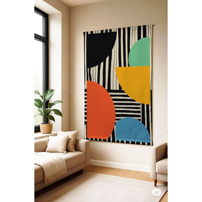 Stunning Decorative Polyester Painting, 27.6 x 47.2 inches | 50% Cotton / 50% Polyester, Vibrant Colors & Durable Fabric | Perfect for Living Room, Bedroom, or Office Décor, Eye-Catching Wall Art