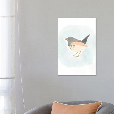 Dapper Bird IV by June Erica Vess - Wrapped Canvas Painting