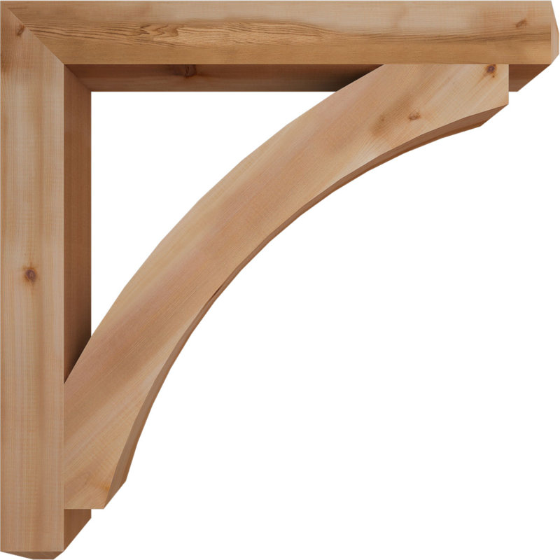 Support pour artisan Thorton, Cèdre rouge de l'Ouest (lisse), H 36 po x l 4 po x P 36 po