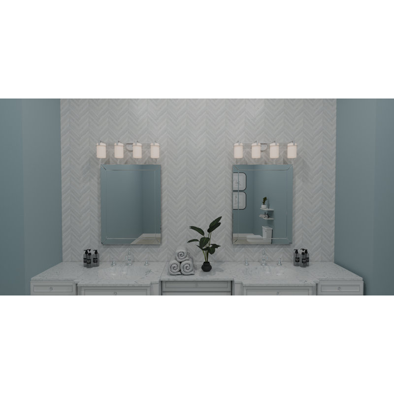 Applique murale pour salle de bain 4 lumières Gaidouras