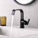 Single Hole Bathroom Faucet with Drain Assembly