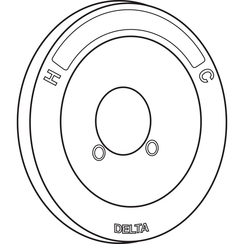 Escutcheon Tub-Shower, Chrome