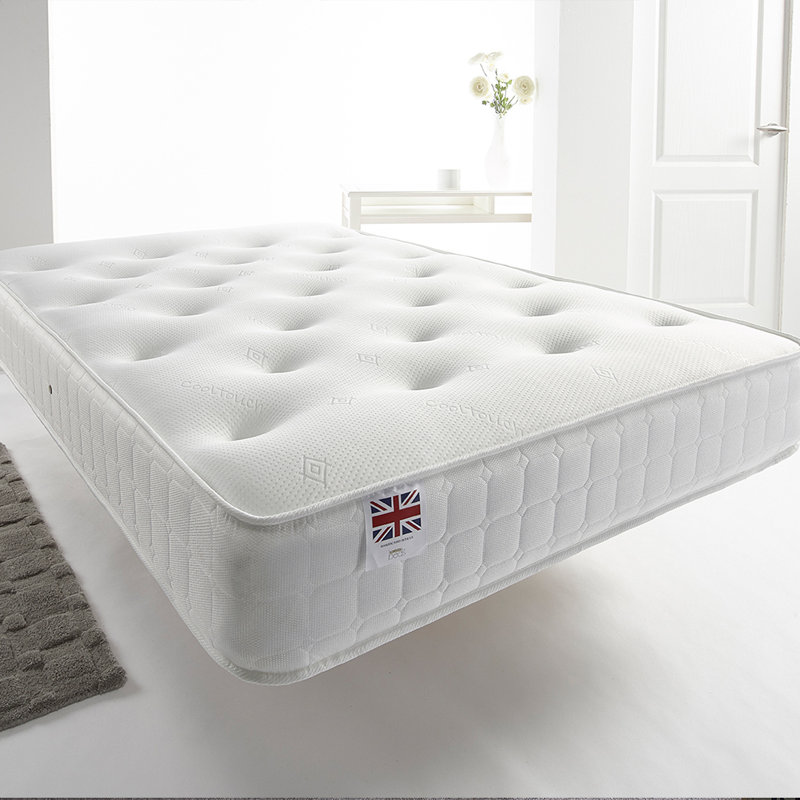 Handmade Cooling Foam Free Tufted Bonnell Mattress, Double (4'6)