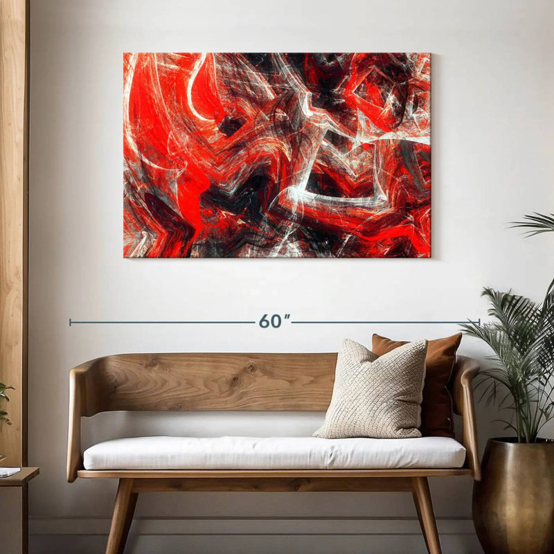 Avery Red Revolt Dynamic Abstract