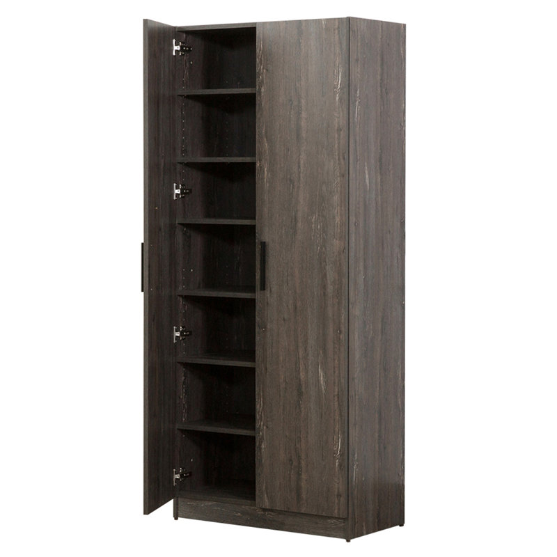 Armoire à chaussures Mia Farmhouse, Gris