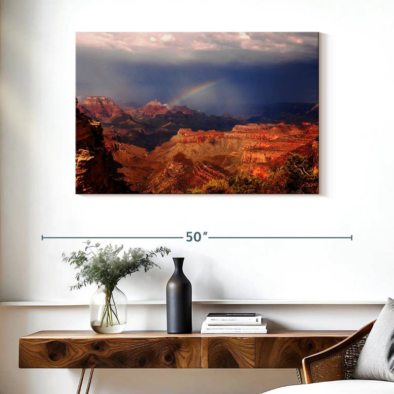 Alvord Grand Canyon Rainbow Glimpse, H 26 po x l 39 po