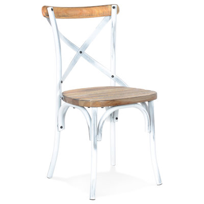 Demi-Leigh 89cm H Cross Back Side Chair
