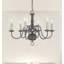 Lustre classique à 6 lumières de style bougie Benedetto-28328523-62820053