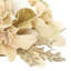 Holiday Candleholder with Hydrangeas and Leaves