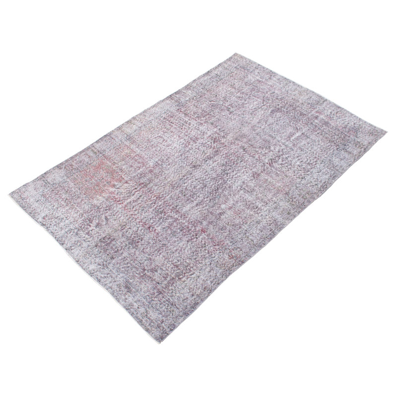 Tapis unique en laine noué à la main de style années 2000 de 5 pi 10 po x 9 pi 1 po Oddny
