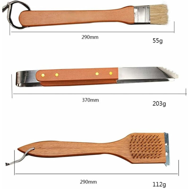 Stainless Steel Dishwasher Safe Grilling Tool Set