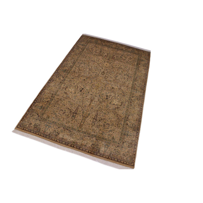Tapis oriental brun en laine Pastrana