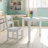 Brittanya Kids 3 Piece Solid Hardwood Table and Chair Set for Playroom, Kitchen-1037046307
