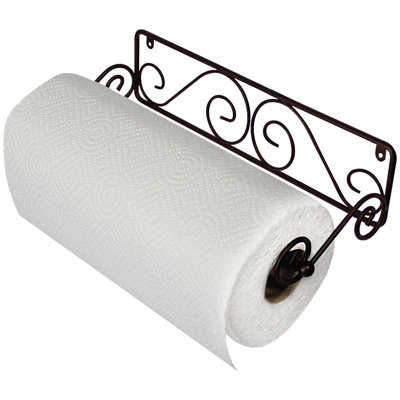 Metal Wall / Under Cabinet Mounted Paper Towel Holder
