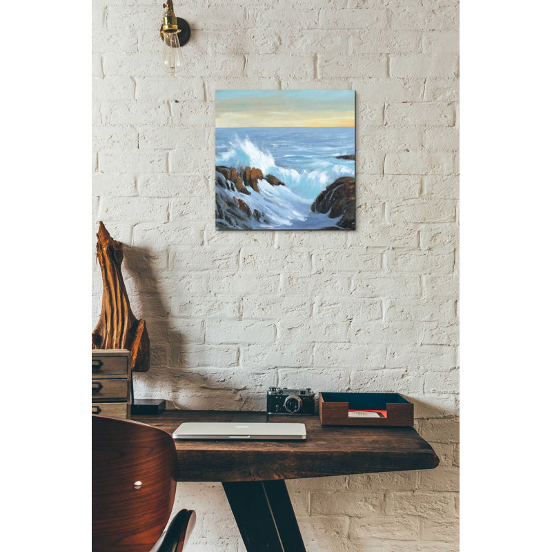 «Rip Tide II» par Tim O'Toole, art mural en verre acrylique, H 12 po x l 12 po x P 0,13 po