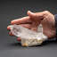 Véritable grappe de cristal de quartz transparent du Brésil (331,2 grammes)