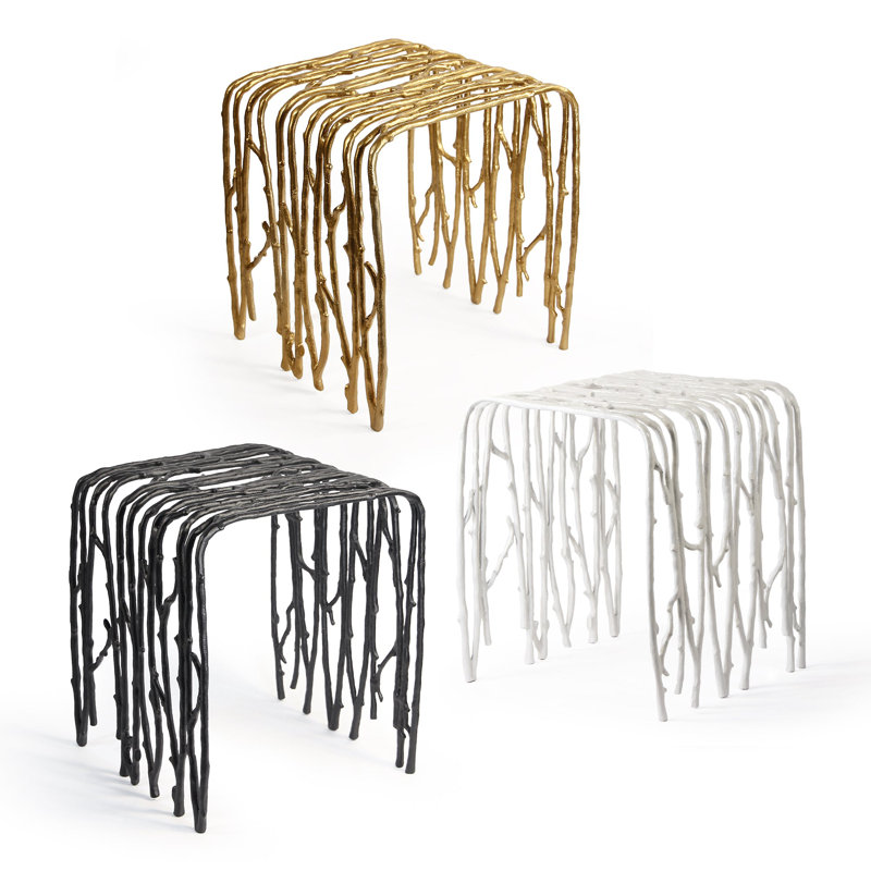 Table d'appoint Twig, Noir