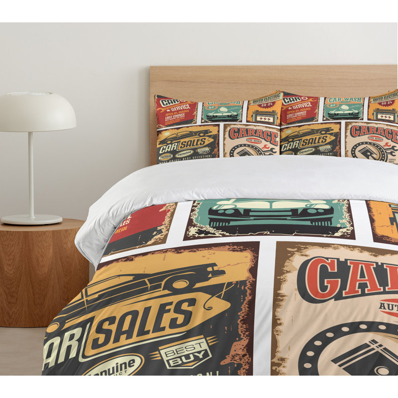 Modern & Contemporary Polyester Duvet Cover, Queen
