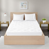 300 Thread Count Cotton Sateen Waterproof Mattress Pad