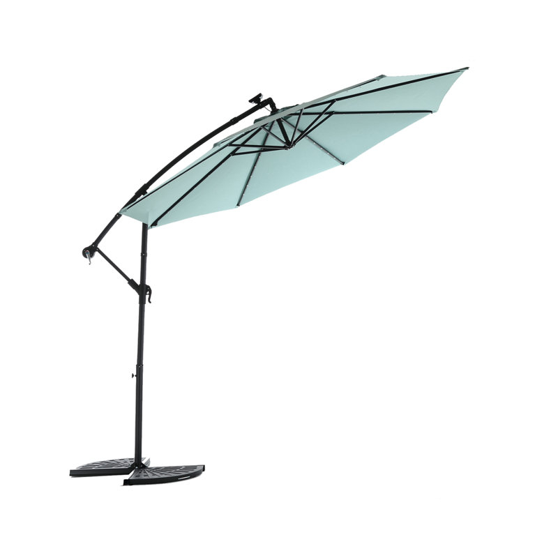 Parasol de marché à DEL 10 pi, Light Green