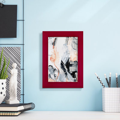 Genessis Blush Flame I, impression encadrée sur papier