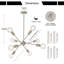 Luminaire suspendu lustre spoutnik 8 lumières Nichole-1463112107