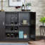 Armoire à vin avec finition espresso
