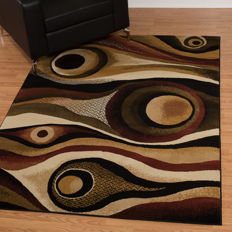 Bainum Abstract Indoor Rug, Rectangle 7'10" x 10'6"