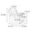 Fauteuil inclinable simple en similicuir-1692893836