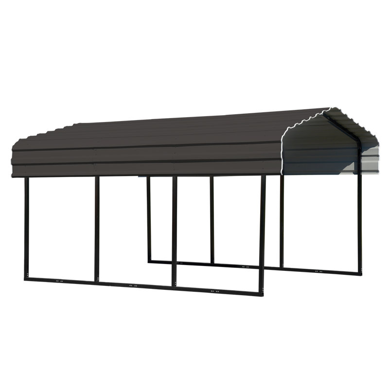 Galvanized Steel Carport, 10X15X7