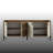 Modern Marble And Sideboard With Geometric Accents
