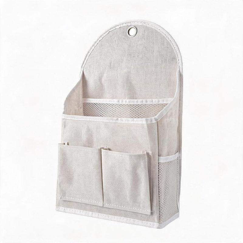Sac de rangement multi-poches en lin