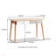 Bureau d'ordinateur en bois massif - Bureau de 47 po avec 2 tiroirs, table de style PC simple et moderne avec espace pour bureau à domicile, travail, étudiant, bureau, poste de travail de maquillage