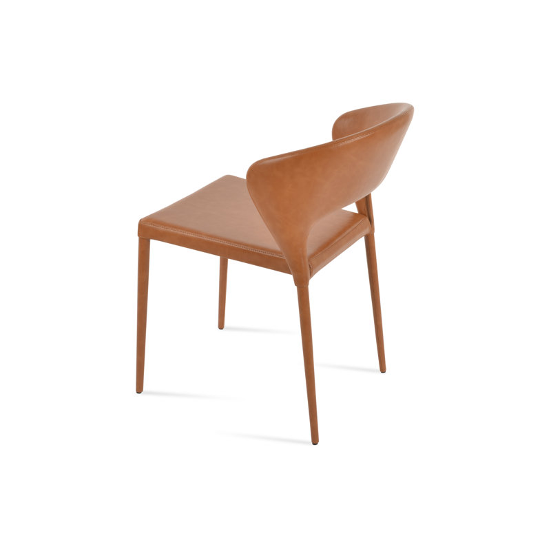 Prada Stackable Side Chair, Caramel