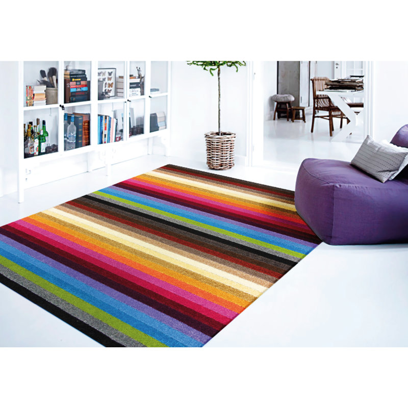 Hyatt Striped Area Rug Set, Rectangle 140 x 200cm