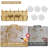 2-Light Gold Wall Sconce With Textured Clear Floral Glass Shades-1393488358