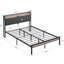 Structure de lit de style industriel