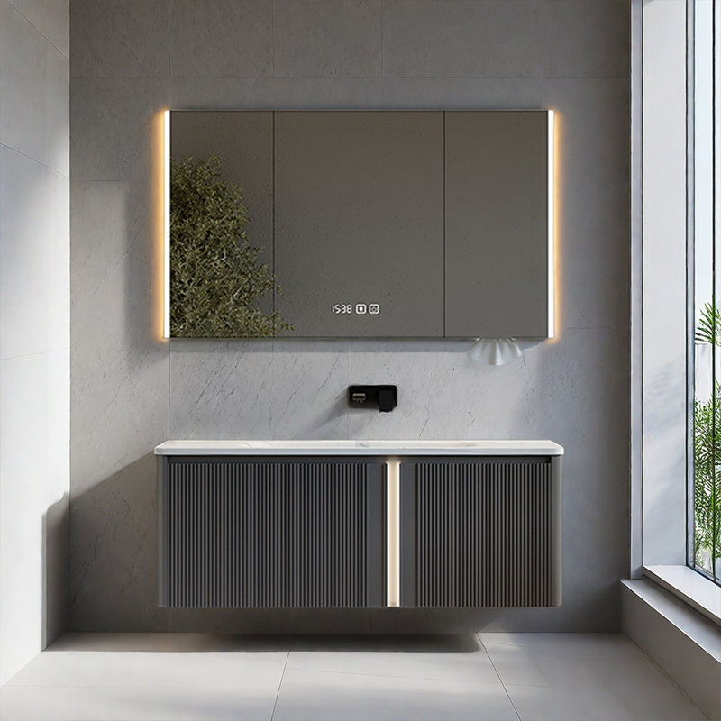 Armoire de salle de bain moderne et luxueuse