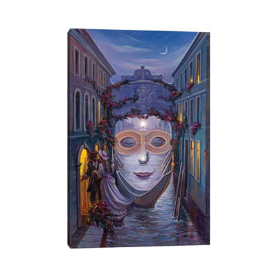 Venice 1 Piece Wrapped Canvas Wall Art