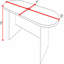 Table de conférence Nickyla Racetrack avec port de charge-48979464-23752381