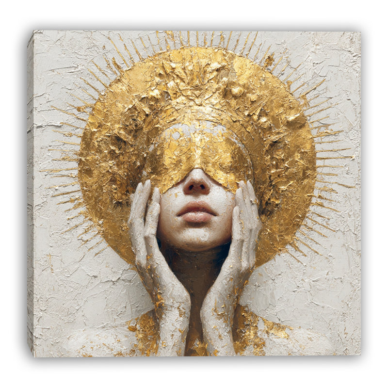 Art mural sur toile Veil of Light, L 40 po x H 40 po x P 1,5 po